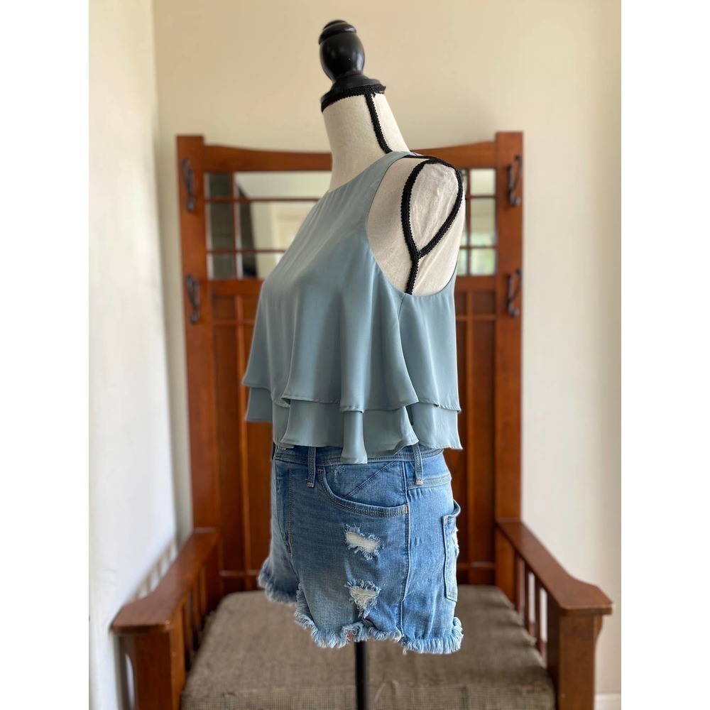 NWOT SMYM King Crop Top Sage - Picture 4 of 7